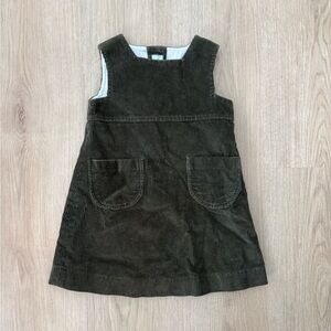 Papo d’Anjo Corduroy Sleeveless Dress with Pockets